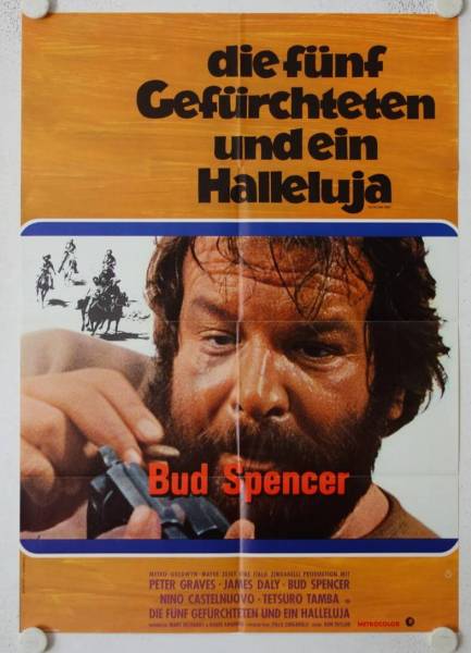 Die fünf Gefürchteten und ein Halleluja originales deutsches Filmplakat